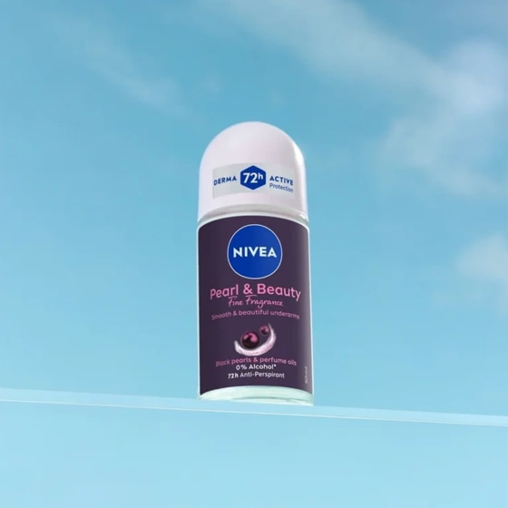 NIVEA PEARL & BEAUTY BLACK PEARL ANTITRANSPIRANT ROLL ON 50ML