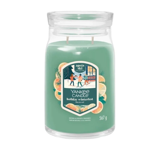 Yankee Candle Signature Apres Ski Große Duftkerze Holiday Winterfest 567 g