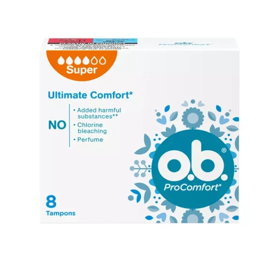O.B. PRO COMFORT TAMPONS SUPER 8 STÜCK