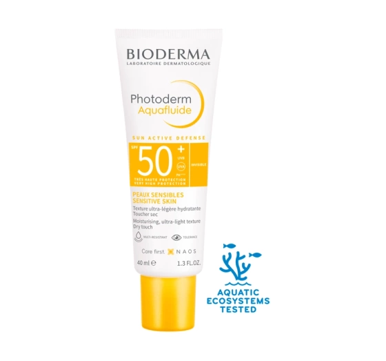 Bioderma Photoderm Aquafluide ultraleichtes Fluid SPF50+ Clear 40ml