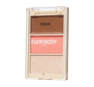 Everybody London Trio Face Contour-Palette Glow Me Peachy 8,6 g