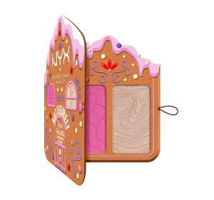 NYX Professional Makeup Buttermelt Face Palette Mulled And Merry Konturierpalette für das Gesicht Light/Medium 2 x 5 g