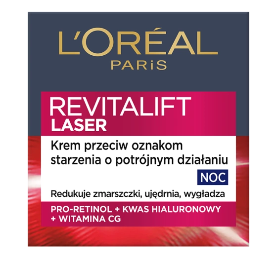 Kliknij na zdjęcie, aby je powiększyć L'Oréal Paris Revitalift Laser Anti-Aging-Nachtcreme mit Dreifachwirkung 50 ml