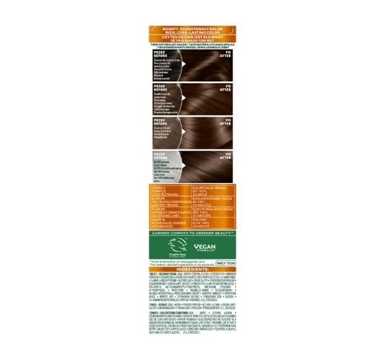 Kliknij na zdjęcie, aby je powiększyć Garnier Color Naturals Permanente Haarfarbe 4 Braun