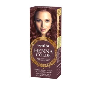 Venita Henna Color Farbpflege mit Henna-Extrakt 18 Schwarze Kirsche 75 ml