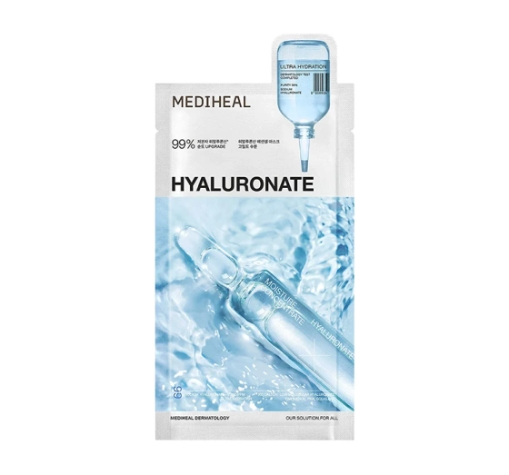 Kliknij na zdjęcie, aby je powiększyć Mediheal Hyaluronate Feuchtigkeitsspendende Tuchmaske 24 ml