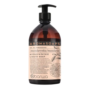 Barwa Aromasoaps Belebende Flüssigseife für Hände und Körper Mandarine 500 ml