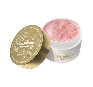Clavier UltraShining Builder Gel Glitter & Flakes – ultra-glänzendes Nagelaufbaugel 03 Your Bestie 30 g