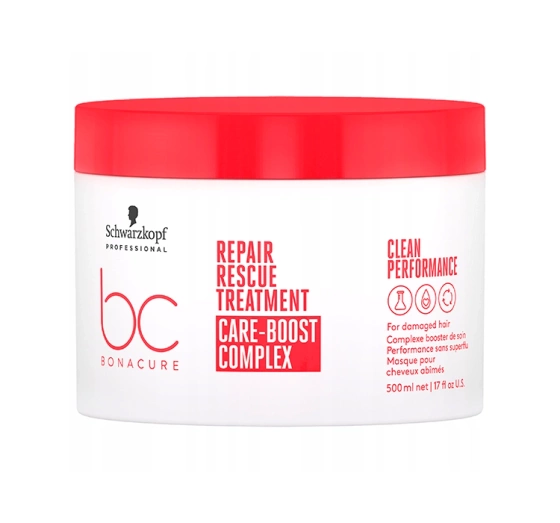 Kliknij na zdjęcie, aby je powiększyć SCHWARZKOPF BC BONACURE REPAIR RESCUE HAARMASKE 500ML