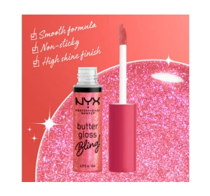 NYX PROFESSIONAL MAKEUP BUTTER GLOSS BLING LIPGLOSS 05 SHE GOT MONEY 8ML