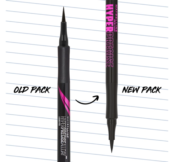 Kliknij na zdjęcie, aby je powiększyć Maybelline Hyper Precise matter Eyeliner-Stift 701 Matte Black 1 ml
