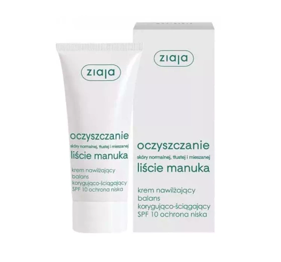 Kliknij na zdjęcie, aby je powiększyć ZIAJA MANUKA TREE FEUCHTIGKEITSCREME MANUKABLÄTTER 50ML