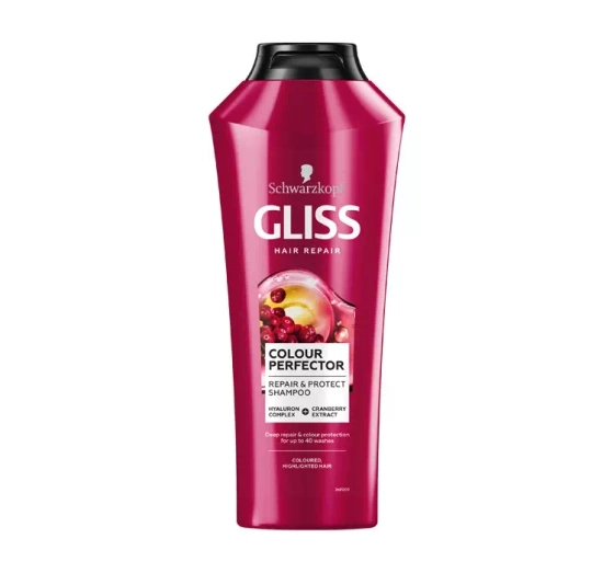 GLISS COLOUR PERFECTOR REPAIR & PROTECT SHAMPOO FÜR GEFÄRBTES UND AUFGEHELLTES HAAR 400ML