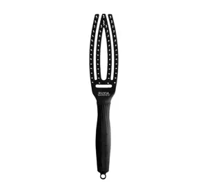 OLIVIA GARDEN FINGERBRUSH IONIC HAARBÜRSTE SMALL BLACK