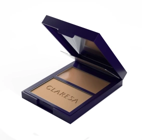 Claresa Duo Palette Creamy & Pressed Cremig-pudrige Bronzer-Palette zum Konturieren 01 More Sculpted 8,5 g