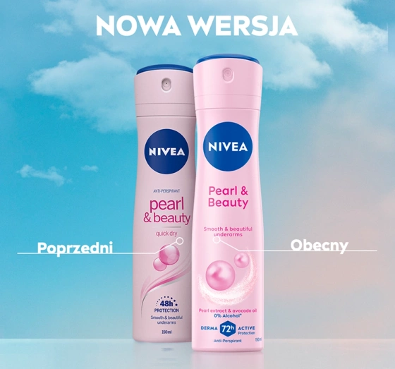 NIVEA Pearl&Beauty; Antitranspirant-Spray für Frauen 150 ml