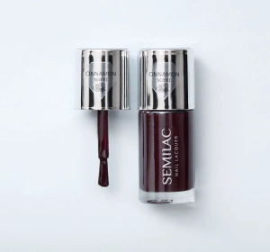 Semilac Nail Lacquer Klassischer Nagellack 112 Wine Red 9 ml 