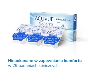 ACUVUE OASYS WITH HYDRACLEAR PLUS 6 STÜCK