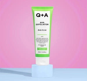 Q+A AHA Exfoliator glättendes Körperpeeling mit Säuren 50ml