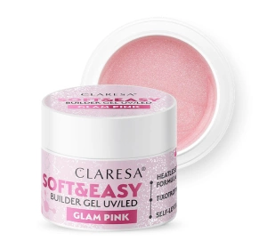 Claresa Soft & Easy Aufbaugel Glam Pink 45 g
