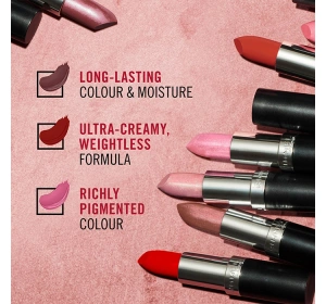 Rimmel Lasting Finish Satin-Lippenstift 300 Pinch Me Pink 4g