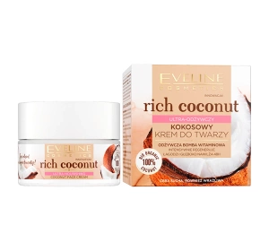 EVELINE RICH COCONUT ULTRA-NÄHRENDE GESICHTSCREME MIT KOKOSNUSS 50ML