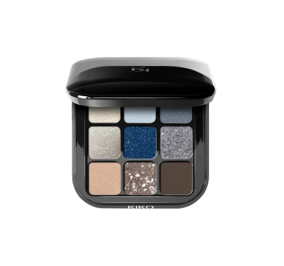 Kliknij na zdjęcie, aby je powiększyć KIKO Milano Glamour Multi Finish Mini Lidschattenpalette 05 Blue Variations 2,5g