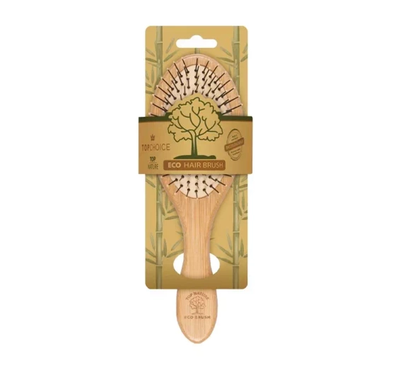 Kliknij na zdjęcie, aby je powiększyć Top Choice Top Nature Eco Hair Brush – ovale Bambusbürste 62247