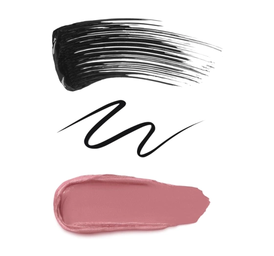 KIKO Milano Unmissable Makeup Set 01 Wimperntusche 12 ml + Eyeliner 4,5 ml + Lippenstift 4 ml 