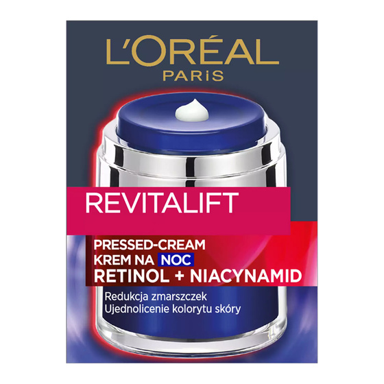 Kliknij na zdjęcie, aby je powiększyć LOREAL REVITALIFT LASER RETINOL + NIACINAMID GESICHTSCREME FÜR DIE NACHT 50ML
