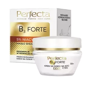 Perfecta B3 Forte Anti Falten Gesichtscreme für Tag und Nacht 70+ 50ml