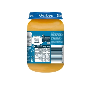 Gerber Früchte-Dessert mit Äpfeln, Bananen und Mango mit cremigem Quark 190g