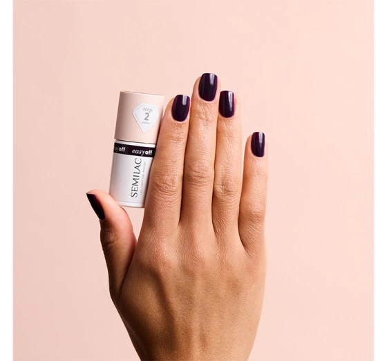 Kliknij na zdjęcie, aby je powiększyć Semilac Easy Off Hybridlack L21 Berry on Top 7 ml