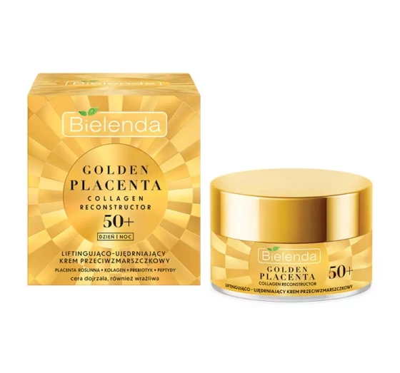 BIELENDA GOLDEN PLACENTA ANTI-FALTEN-CREME FÜR TAG UND NACHT 50+ 50ML