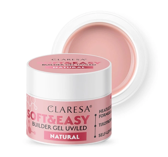 Claresa Soft & Easy Aufbaugel Natural 90 g