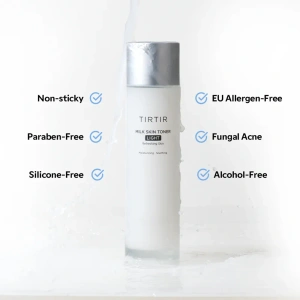 TIRTIR Milk Skin Toner Light – leichtes, milchiges Feuchtigkeitsgesichtswasser mit Reisextrakt, 50 ml
