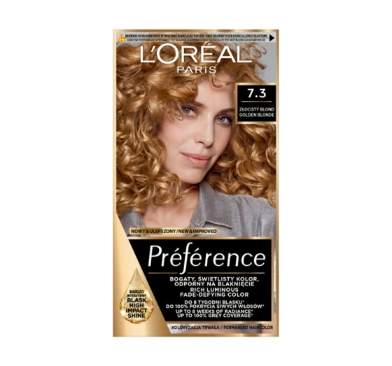 L’Oréal Paris Préférence Haarfarbe 7.3 Goldenblond