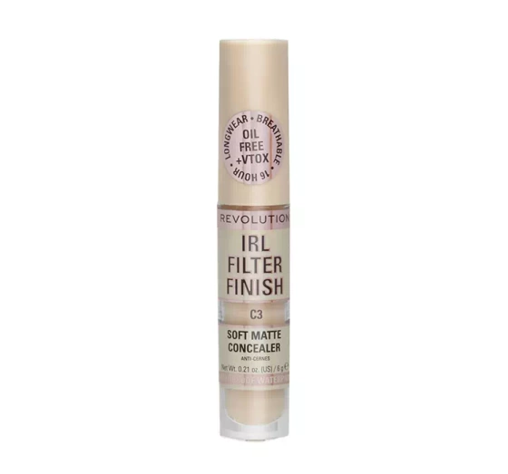 MAKEUP REVOLUTION IRL FILTER FINISH CONCEALER C3 6G
