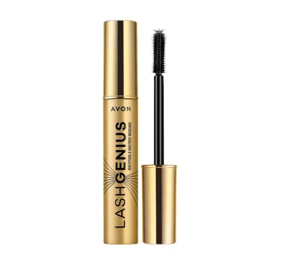 AVON 5 IN ONE LASH GENIUS MASCARA BLACKEST BLACK 10ML
