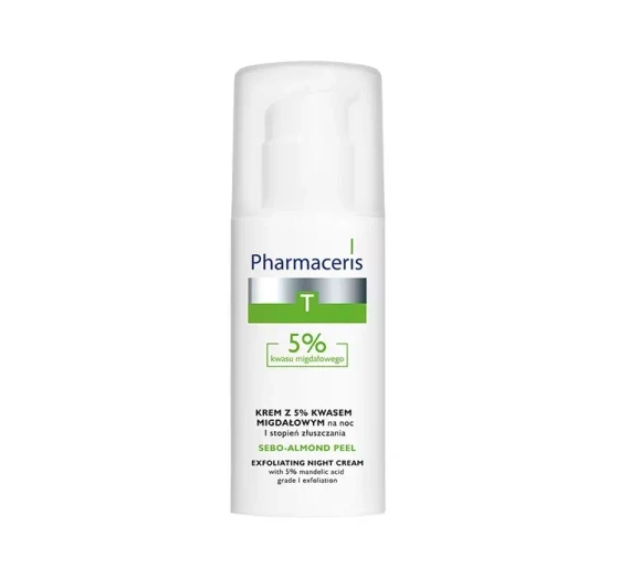 PHARMACERIS T SEBO ALMOND PEEL NACHTCREME MIT 5% MANDELSÄURE 50ML