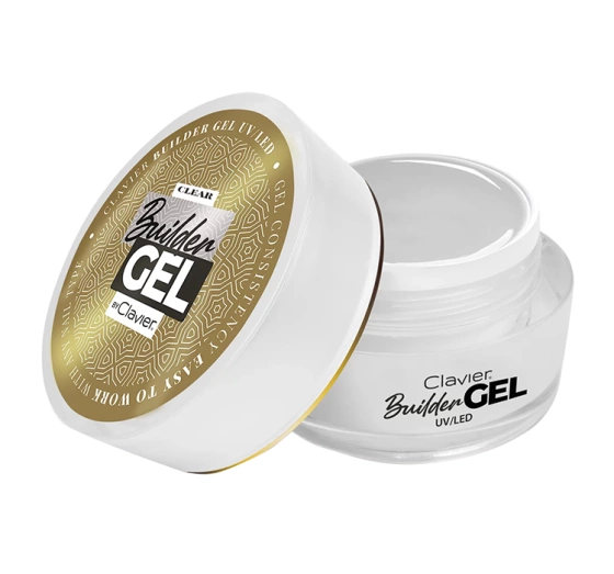Kliknij na zdjęcie, aby je powiększyć CLAVIER AUFBAUGEL UV/LED CLEAR 30G