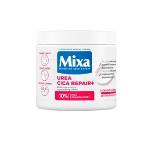 MIXA UREA CICA REPAIR+ MULTIFUNKTIONALE REGENERIERUNGSCREME FÜR KÖRPER GESICHT UND HÄNDE 400ML