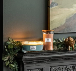 Woodwick Ellipse Candle Duftkerze Evergreen Cashmere 453,6 g