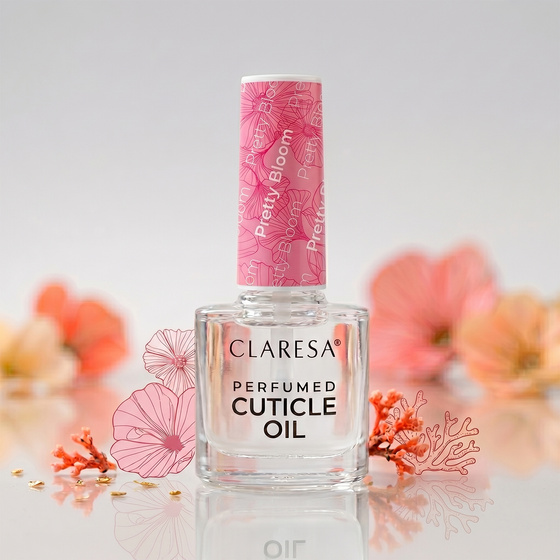Kliknij na zdjęcie, aby je powiększyć Claresa Parfümiertes Nagelhautöl Pretty Bloom 5 ml