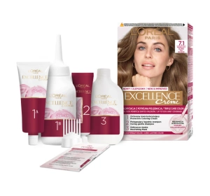 LOREAL EXCELLENCE CREME HAARFARBE 7.1 ASCHBLOND