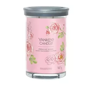 YANKEE CANDLE SIGNATURE DUFTKERZE TUMBLER FRESH CUT ROSES 567G