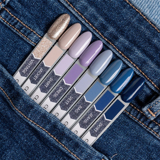Kliknij na zdjęcie, aby je powiększyć Claresa Denim Hybrid-Nagellack „Dress“, 5 g