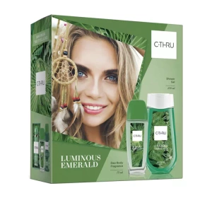 C-Thru Luminous Emerald Duftspray mit Zerstäuber 75 ml + Duschgel 250 ml