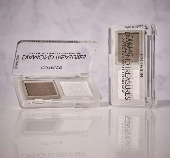Kliknij na zdjęcie, aby je powiększyć Catrice Diamond Treasures Mini-Lidschattenpalette 030 Smokey Diamond 2,8 g