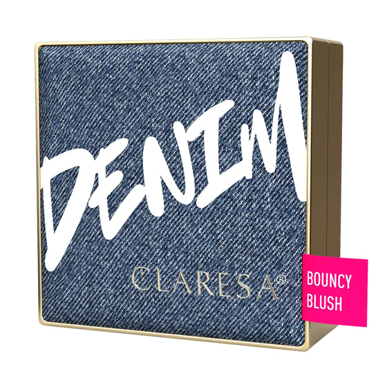 Kliknij na zdjęcie, aby je powiększyć Claresa Denim Rouge „Bouncy“ mit elastischer Formel im Kompaktpuder 02 Electric Coral 10 g